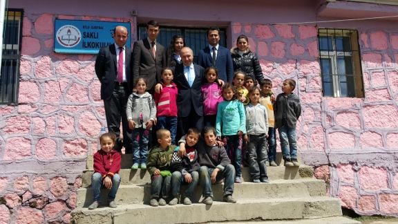 İl Milli Eğitim Müdürümüz Sayın Mehmet Emin KORKMAZ, Saklı Köyü İlköğretim Okulunu Ziyaret Etti.